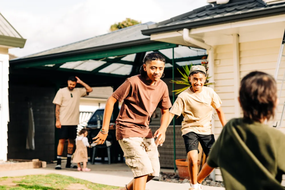 Children playing - universal design home